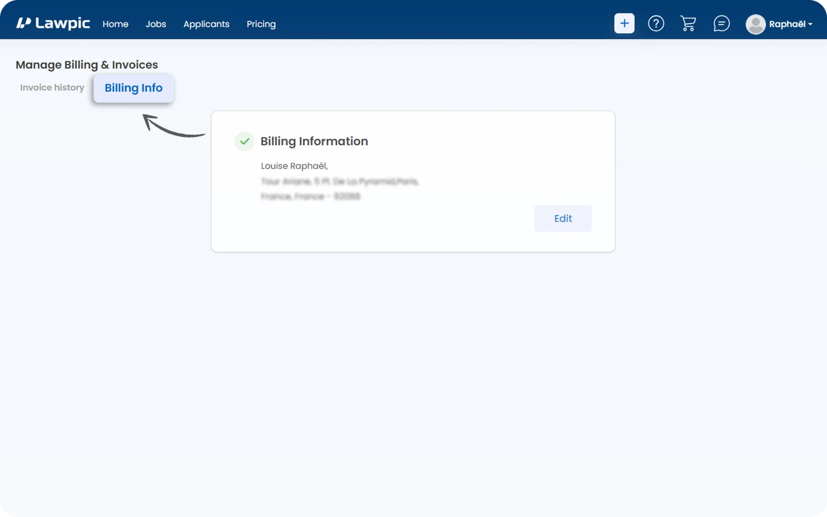 Billing Information