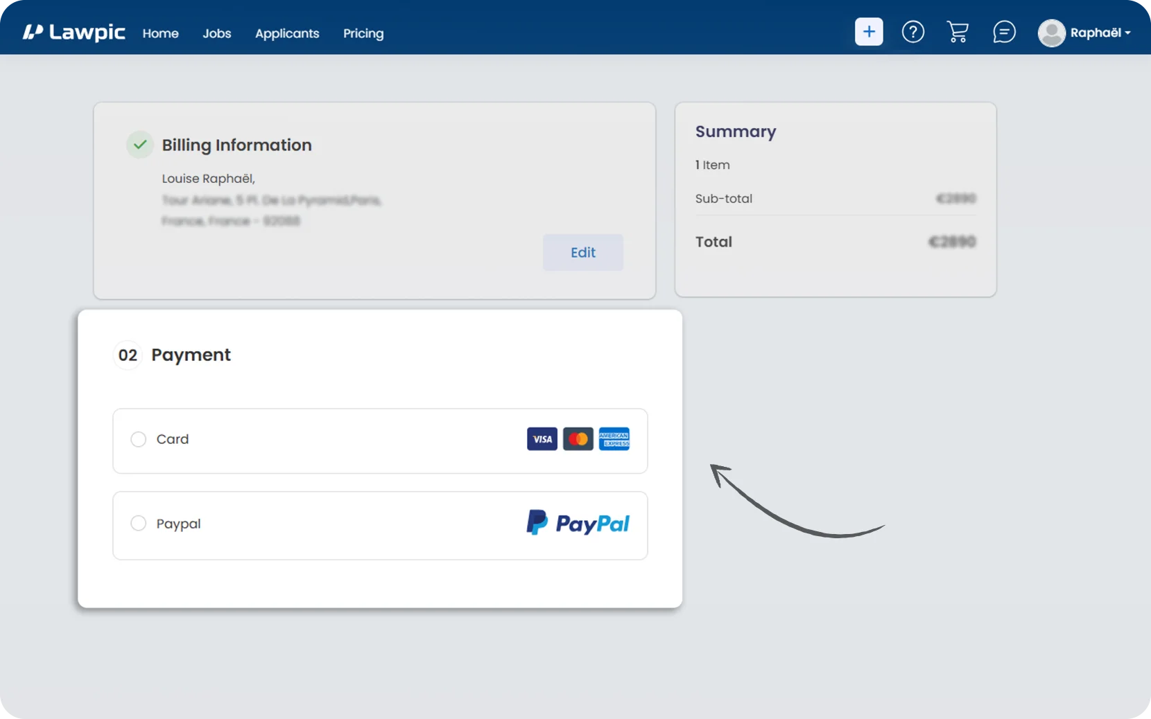 Payment