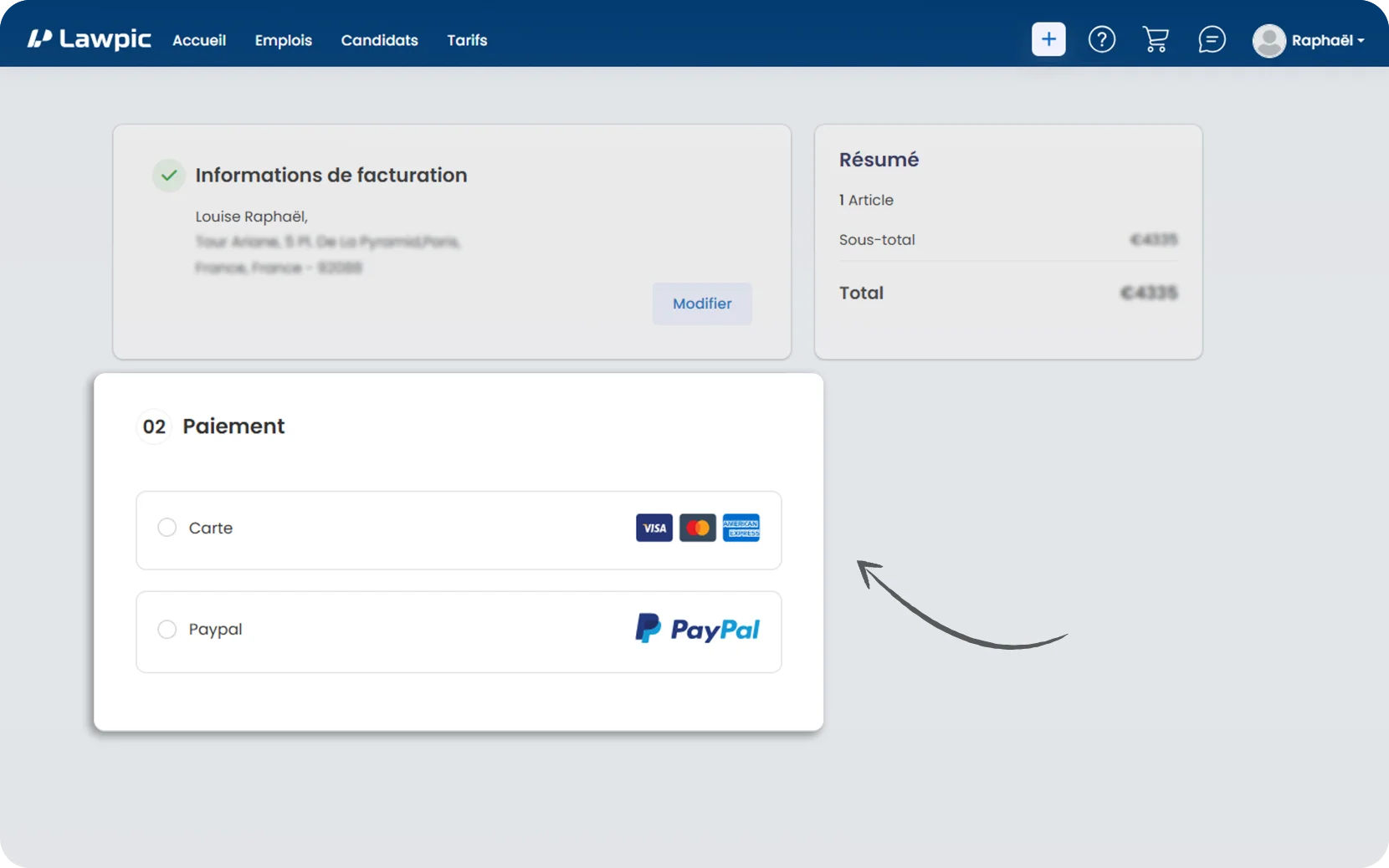 paiement