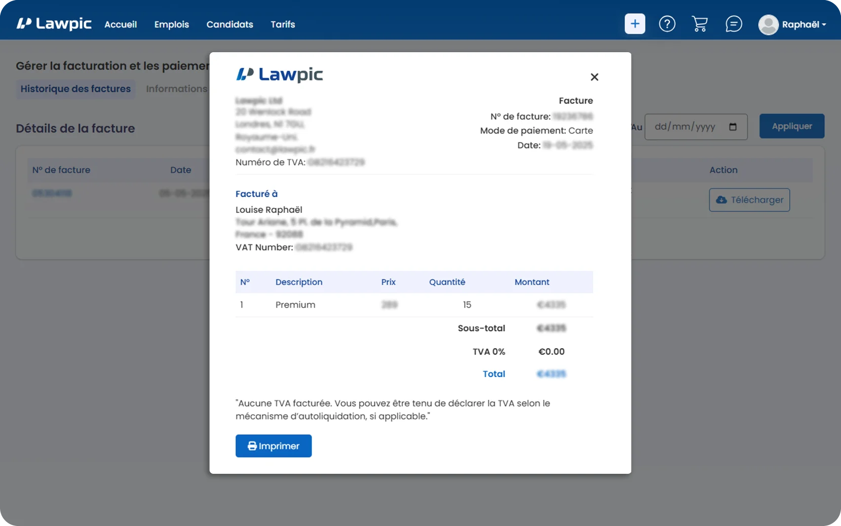 Paiements